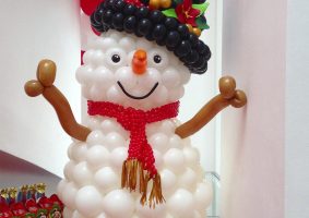 escultura-3d-boneco-de-neve