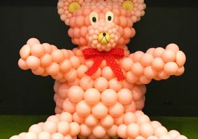 escultura-3d-urso-de-pelucia-rosa